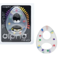 Calexotics Alpha Liquid Silicone Dual Party Cock Ring